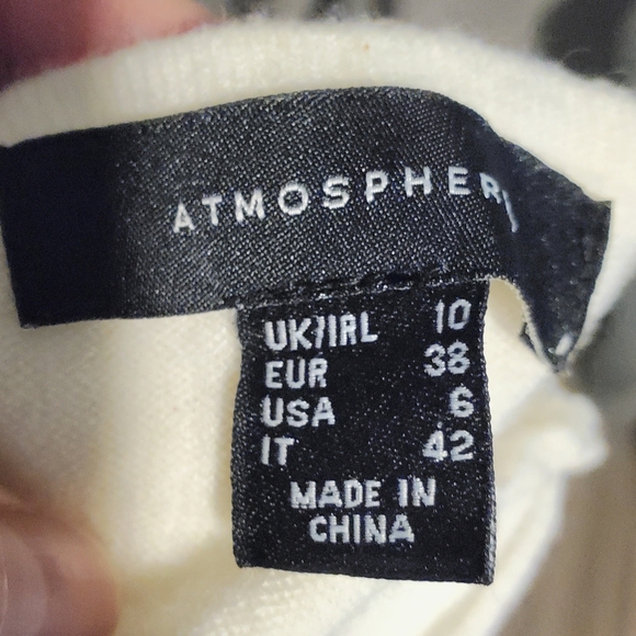 ATMOSPHERE White Sweater - Picture 9 of 11